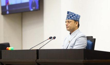 रसुवा बाढी प्रभावितका लागि सभामुख अर्यालले एक महिनाको पारिश्रमिक दिने